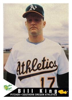 1994 Classic Best Southern Oregon A's #14 Bill King Front