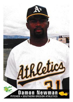 1994 Classic Best Southern Oregon A's #21 Damon Newman Front