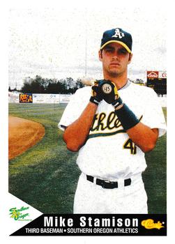 1994 Classic Best Southern Oregon A's #28 Mike Stamison Front