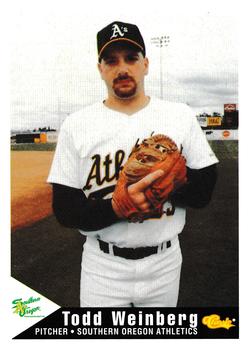1994 Classic Best Southern Oregon A's #30 Todd Weinberg Front