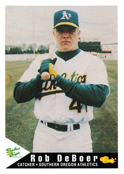 1994 Classic Best Southern Oregon A's #5 Rob DeBoer Front