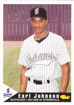 1994 Classic Best Springfield Sultans #13 Earl Johnson Front