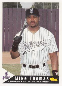 1994 Classic Best Springfield Sultans #22 Mike Thomas Front