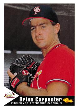 1994 Classic Best St. Petersburg Cardinals #8 Brian Carpenter Front