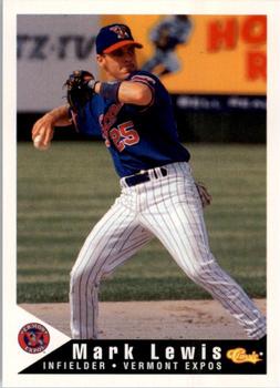 1994 Classic Best Vermont Expos #16 Mark Lewis Front