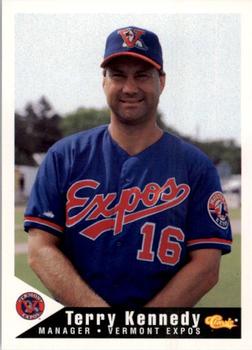 1994 Classic Best Vermont Expos #21 Terry Kennedy Front