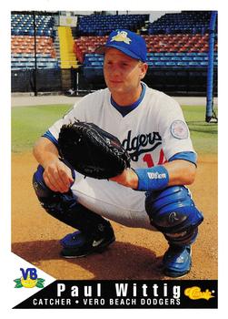 1994 Classic Best Vero Beach Dodgers #24 Paul Wittig Front