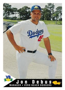 1994 Classic Best Vero Beach Dodgers #27 Jon Debus Front