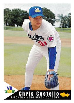 1994 Classic Best Vero Beach Dodgers #6 Chris Costello Front