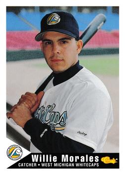 1994 Classic Best West Michigan Whitecaps #18 Willie Morales Front