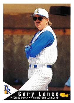 1994 Classic Best Wilmington Blue Rocks #25 Gary Lance Front