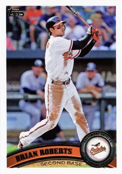 2011 Topps Baltimore Orioles #BAL7 Brian Roberts Front