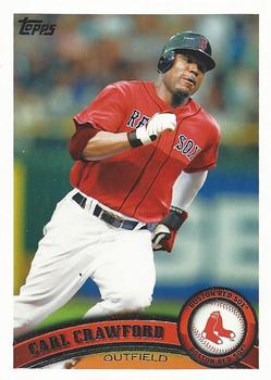 2011 Topps Boston Red Sox #BOS1 Carl Crawford Front