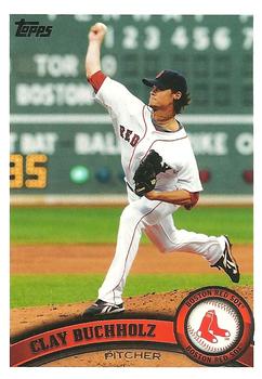 2011 Topps Boston Red Sox #BOS15 Clay Buchholz Front