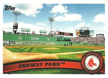 2011 Topps Boston Red Sox #BOS17 Fenway Park Front