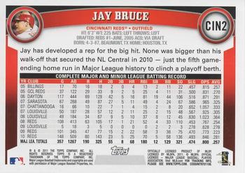 2011 Topps Cincinnati Reds #CIN2 Jay Bruce Back