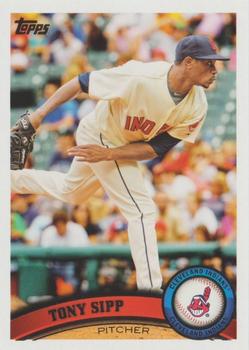 2011 Topps Cleveland Indians #CLE16 Tony Sipp Front