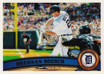 2011 Topps Detroit Tigers #DET11 Brennan Boesch Front