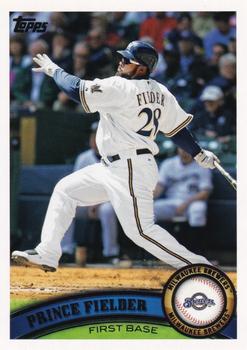 2011 Topps Milwaukee Brewers #MIL4 Prince Fielder Front