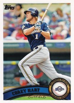 2011 Topps Milwaukee Brewers #MIL7 Corey Hart Front