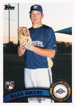 2011 Topps Milwaukee Brewers #MIL8 Mark Rogers Front