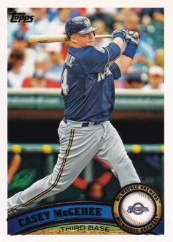 2011 Topps Milwaukee Brewers #MIL10 Casey McGehee Front