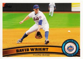 2011 Topps New York Mets #NYM1 David Wright Front
