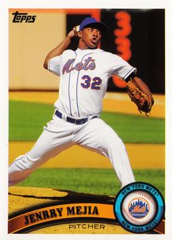 2011 Topps New York Mets #NYM13 Jenrry Mejia Front