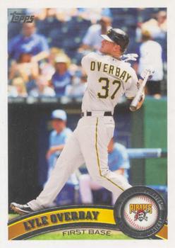 2011 Topps Pittsburgh Pirates #PIT10 Lyle Overbay Front