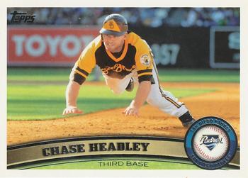 2011 Topps San Diego Padres #SDP2 Chase Headley Front