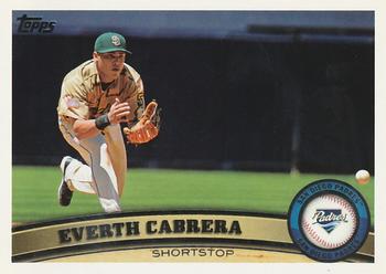 2011 Topps San Diego Padres #SDP5 Everth Cabrera Front