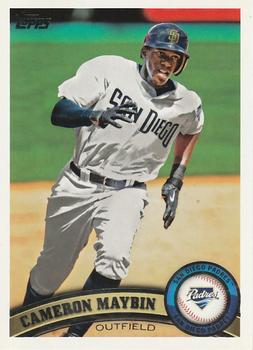 2011 Topps San Diego Padres #SDP8 Cameron Maybin Front
