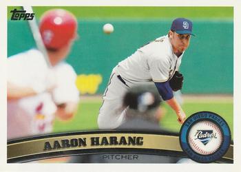 2011 Topps San Diego Padres #SDP13 Aaron Harang Front