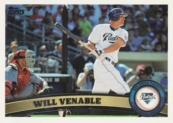 2011 Topps San Diego Padres #SDP14 Will Venable Front