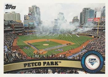 2011 Topps San Diego Padres #SDP17 PETCO Park Front