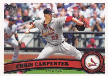 2011 Topps St. Louis Cardinals #STL2 Chris Carpenter Front