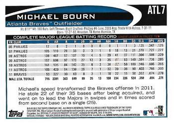 2012 Topps Atlanta Braves #ATL7 Michael Bourn Back