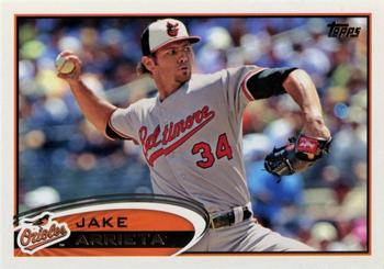 2012 Topps Baltimore Orioles #BALT11 Jake Arrieta Front