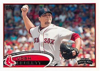 2012 Topps Boston Red Sox #BOS2 Josh Beckett Front