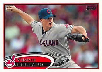 2012 Topps Cleveland Indians #CLE9 Vinnie Pestano Front
