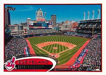2012 Topps Cleveland Indians #CLE17 Progressive Field Front