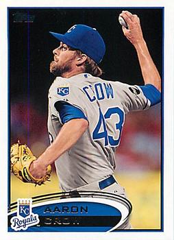 2012 Topps Kansas City Royals #KAN16 Aaron Crow Front