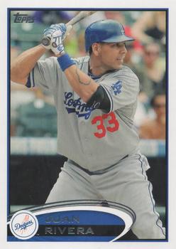 2012 Topps Los Angeles Dodgers #LAD5 Juan Rivera Front