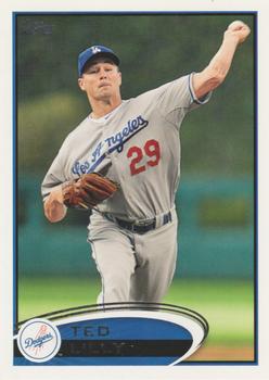 2012 Topps Los Angeles Dodgers #LAD6 Ted Lilly Front