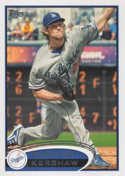 2012 Topps Los Angeles Dodgers #LAD8 Clayton Kershaw Front