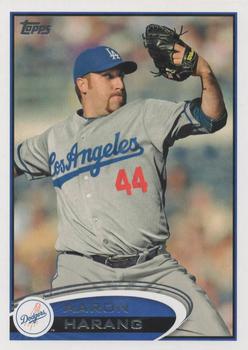 2012 Topps Los Angeles Dodgers #LAD11 Aaron Harang Front