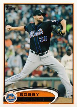 2012 Topps New York Mets #NYM15 Bobby Parnell Front
