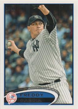 2012 Topps New York Yankees #NYY14 Freddy Garcia Front