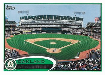 2012 Topps Oakland Athletics #OAK17 Oakland-Alameda County Coliseum Front
