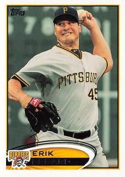 2012 Topps Pittsburgh Pirates #PIT10 Erik Bedard Front